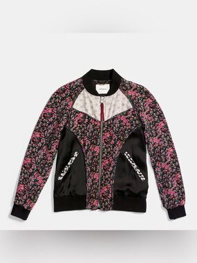 Coach 1941 Floral Varsity Bomber Jacket
